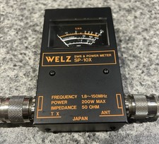 Welz SP-10X SWR & POWER METER - Ham Radio HF & VHF