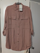 Zara Dusty Pink Jacket size XS