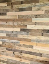 2sq m- Reclaimed Pallet Wood - Wall Cladding Recycled Timber Planks Boards 