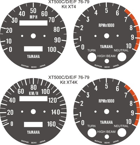 Yamaha xt500 xt250 all - xt250, models