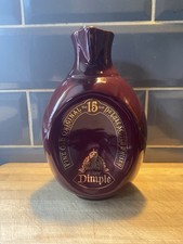 THE DIMPLE PINCH 15 Years Old Whisky Bar Jug Pitcher Ceramic Handle Wade PDM