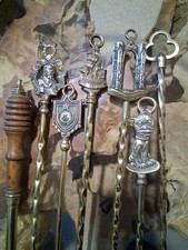 Vintage Brass Toasting Forks