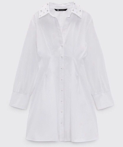 Zara pearl appliqué poplin - appliquÉ,