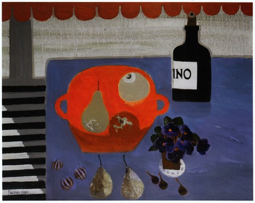 Still life with orange - with,