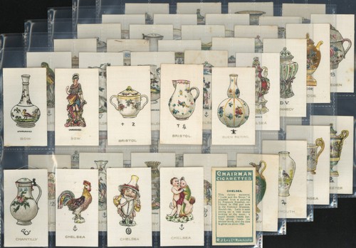 Lea old pottery set - lea, (r.j.)