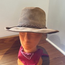 Vintage genuine Suede Leather