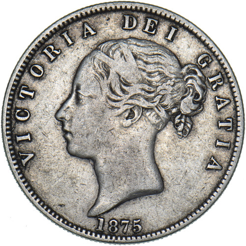 1875 halfcrown victoria - 1875,