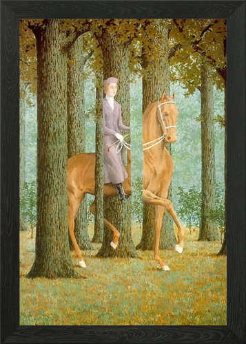 Rene magritte framed wall - magritte, art