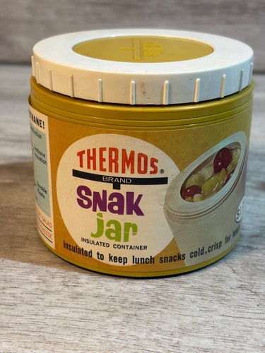 Vintage insulated thermos - insulated,