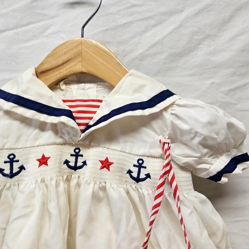 Vintage sailor dress baby girl - vintage,