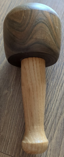 Hand turned lignum vitae - turned,