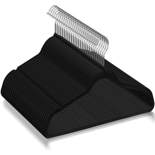 100 pack velvet hangers - pack,