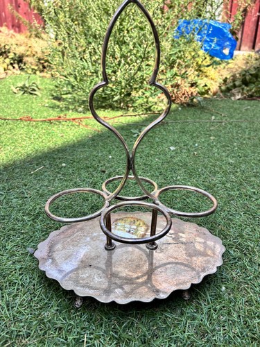 Vintage silver plated four - vintage,