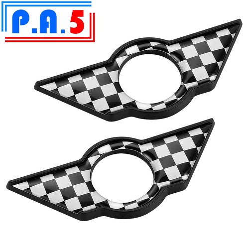 Door pin badges black - 2x, &