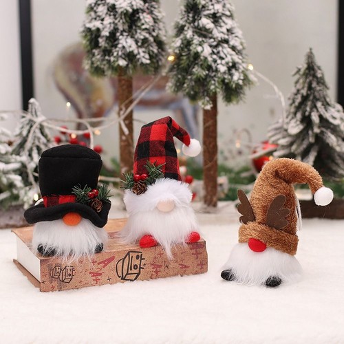 Santa snowman deer christmas - snowman,