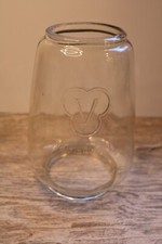 Vintage Veritas Hurricane Lamp Glass Storm Lantern 7"