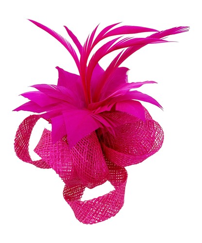 Small feather flower hair - small,