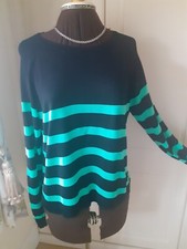 Striped fine knit jumper from Zara - size M