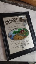 Southern Comfort Mirror Framed Pub Bar Man Cave Vintage - Wall Hanging Decor
