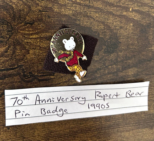 Rupert bear 70th - 70th, anniversary