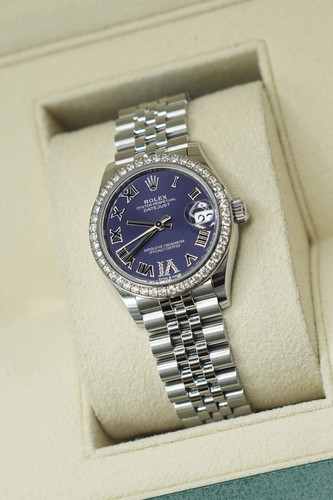 Ladies steel rose gold rolex - &,