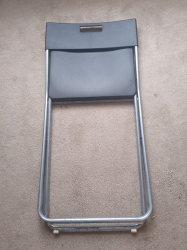 Folding chair chrome metal - folding,