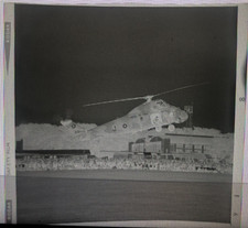 Original 60x60mm Negative RAF Helicopter Westland Wessex HC2 XR507 - 1960’s