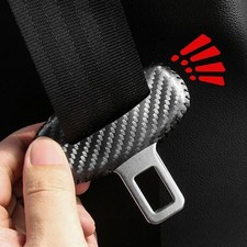2x Carbon Fiber Leather Car