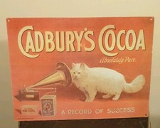 Cadbury cocoa white cat - cocoa,