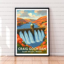 Craig Goch Dam Wales Unframed