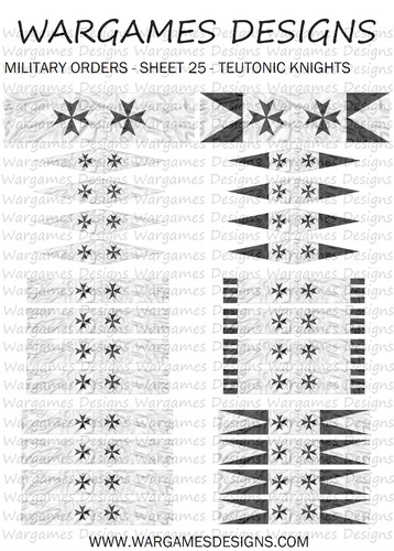 28mm teutonic knights - teutonic, flags