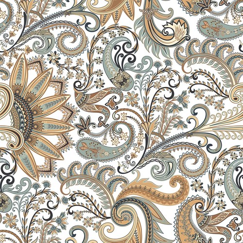 Traditional paisley pattern - traditional,