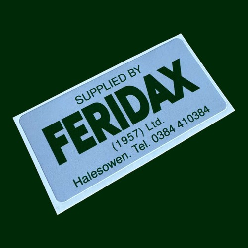 Feridax vintage vinyl sticker - vintage,