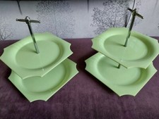 Vintage Art Deco style 2 Tier Cake Stand Flat Pack