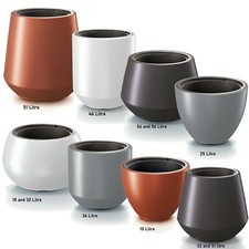 Plant Flower Pot Oval Round 10
