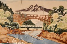Ceramic Art TILE mural River