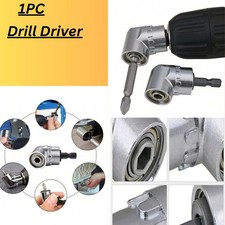 Degree Right Angle Driver Angle Extension Power Screwdriver Drill Attachment