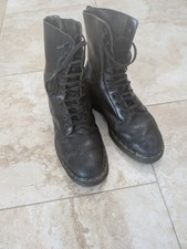 VINTAGE THE ORIGINAL Dr Martens Airwair Lace Up Boots BLACK UK SIZE 8 Used Con.