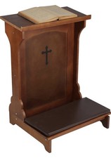 NIB Solid Wood Prayer Bench