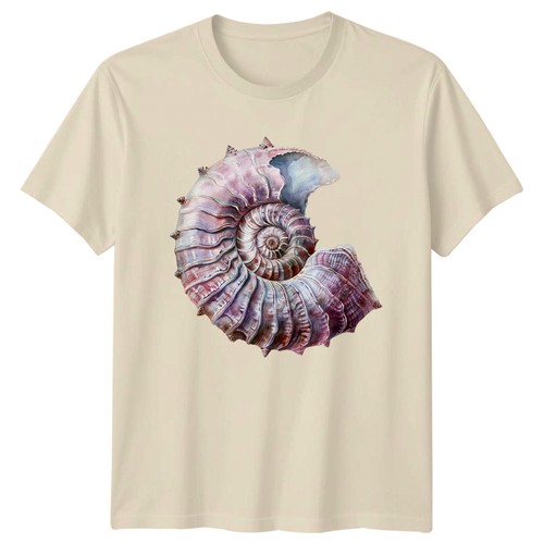 Nautilus shell shirt - nautilus,