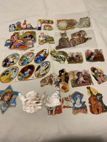 Vintage bundle paper - bundle, scraps