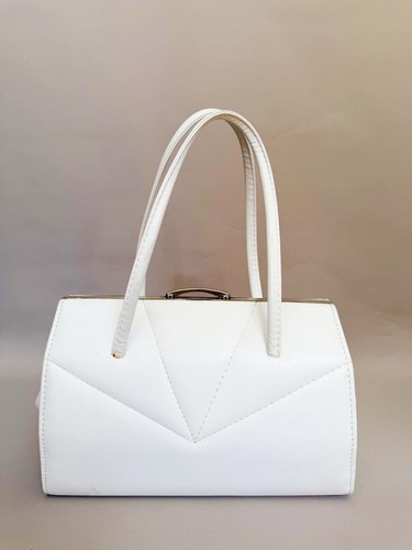 Vintage patent leather white