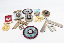 Silver Masonic Jewels Lot Hallmarked Carleton Lodge Past Master London Collar