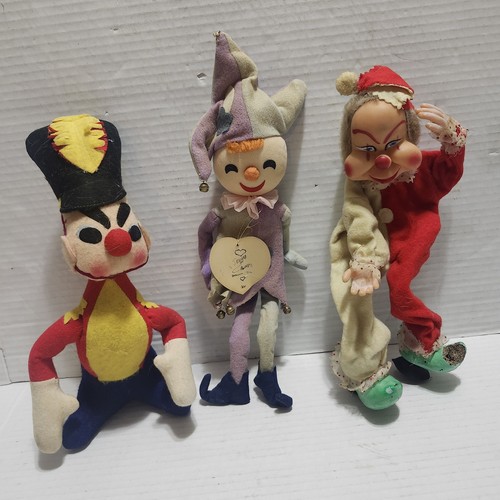 Vtg clown jester - clown, figures