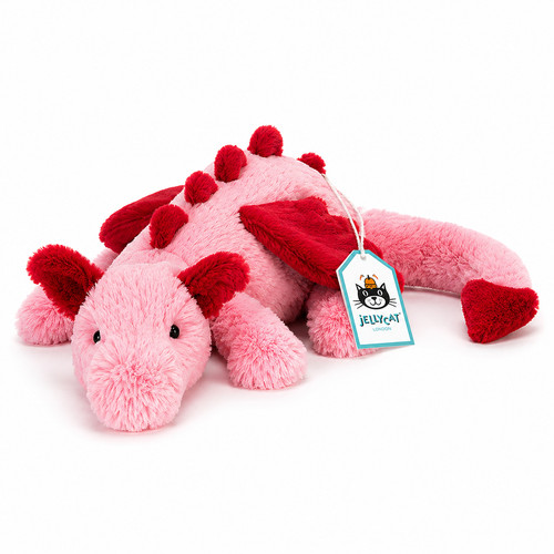 Jellycat heart dragon crimson - jellycat,