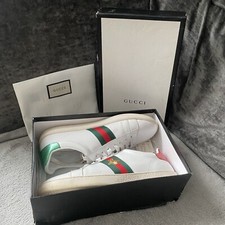 GUCCI ACE BEE Trainers Size UK 11 Boxed With Original Receipts