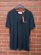 Superdry orange label forest green grit brushed cotton tee Size XL