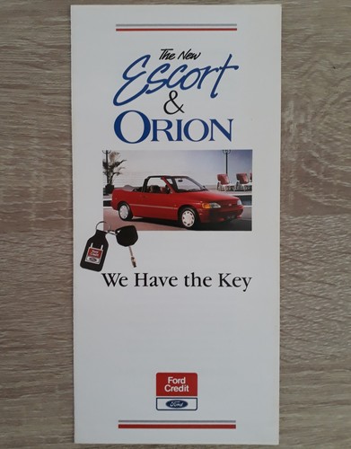 Ford escort orion - ford,