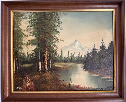 Vintage oil painting canvas - oil,