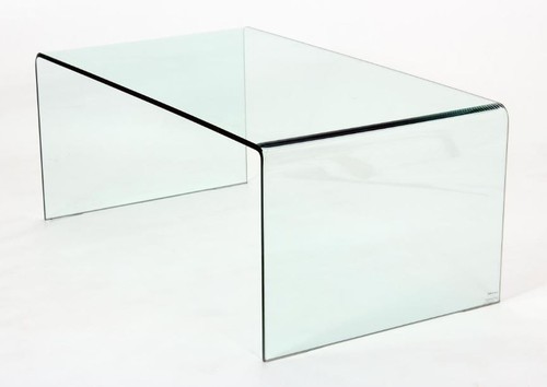 Glass coffee table clear - glass,